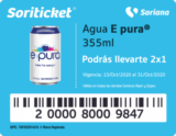 2×1 en aguas minerales en Soriana con cupón Soriticket