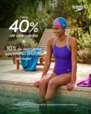 En Speedo hasta 40% de descuento + 10% adicional em artículos de mujer