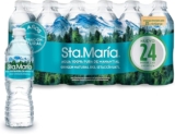 24 pack agua natural de manantial Sta. María de 500 ml bajan a su menor precio