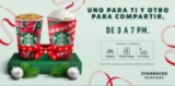 2×1 en bebidas en Starbucks de 3:00 a 7:00 pm esta semana