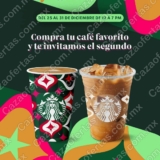 2×1 Starbucks del 25 al 31 de diciembre 2023
