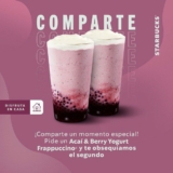 Cupón Starbucks 2×1 en Acai Berry Yogurt Frappuccino