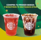 Regístrate en la app de Starbucks y llévate una bebida gratis en la compra de tu primera bebida