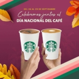 Promo 2×1 Starbucks por el Día Nacional del Café del 26 al 29 de septiembre