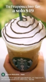 Frapuccino Fest Starbucks: Frapuccinos a $49 sólo hoy