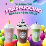 En Starbucks Frappuccinos grandes a sólo $50 hoy y mañana