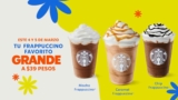 Promo Starbucks Frappuccino grande a $39 este 4 y 5 de marzo