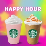 Happy Hour Starbucks: 2×1 en Frappuccinos de 3:00 a 5:00 PM