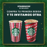 Promo Starbucks Rewards: 2×1 al inscribirte al programa de recompensas