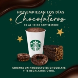 Días Chocolateros Starbucks: 2×1 en productos de chocolate + 50 estrellas adicionales Starbucks Rewards