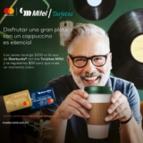 Promoción Starbucks Jueves de Mastercard: $50 de regalo en recargas de $200