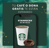 Starbucks Rewards: café o dona Gratis para nuevos miembros