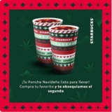Cupón Starbucks 2×1 en ponche navideño caliente o helado (válido hasta hoy)