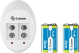 Cargador de pilas recargables de 9V + juego de 2 pilas cuadradas recargables de 9V bajan a su menor precio