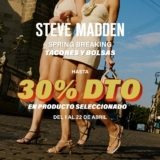 Spring Breaking Steve Madden: Hasta 30% de descuento en tacones y bolsas