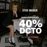 40% de descuento en sandalias y flats en Steve Madden