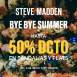 Bye Bye Summer Steve Madeen: Hasta 50% de descuento