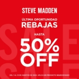 Últimas Rebajas Steve Madden: hasta 50% de descuento en artículos seleccionados