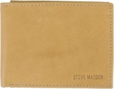 Cartera de piel para hombre Steve Madden en varios colores baja de precio