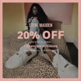 20% de descuento en Steve Madden en toda la tienda durante septiembre