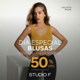 Día especial de blusas Studio F: Segunda blusa a mitad de precio