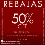 Rebajas Studio F: Hasta 50% de descuento en artículos seleccionados