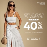 Flash Sale Studio F: 40% de descuento en toda la tienda en línea hoy hasta la 1:59 PM