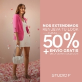 En Studio F hasta 50% de descuento en referencias seleccionadas + envío gratis hoy
