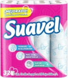 Papel higiénico Suavel paquete con 32 rollos baja a un excelente precio