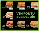 Nuevos Subs del Día Subway 2021 hasta el 31 de marzo