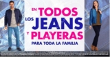En Suburbia 20% de descuento en todos los jeans y playeras para toda la familia