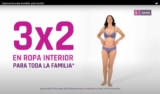 3×2 en ropa interior en Suburbia hasta hoy lunes