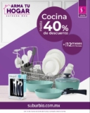 Ofertas Suburbia Arma tu Hogar: Hasta 40% de descuento en cocina, línea blanca, audio y video y más