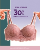 Promo Suburbia: Hasta 30% de descuento en ropa interior en línea o 3×2 en tiendas físicas