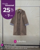 Venta invernal Suburbia: Hasta 25% de descuento en línea o Segundo a mitad de Precio en tiendas en moda invernal