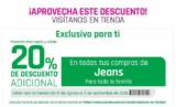 Cupón Suburbia Hot Fashion 2020: 20% de descuento adicional en jeans