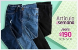 Suburbia Artículo de la Semana 3 al 9 de agosto: jeans para mujer Non Stop a $190