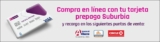 Suburbia Tarjeta Prepago: 5% de bonificación en compras en tienda en línea