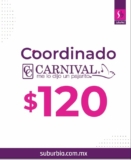 Suburbia Artículo de la Semana 2 al 8 de mayo: Coordinado Carnival a $120