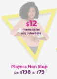 En la Gran Venta de Liquidación Suburbia prendas desde $12 mensuales sin intereses