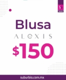 Suburbia Artículo de la Semana 18 al 24 de abril: blusa Alexis a $150