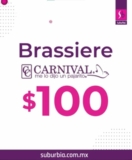 Suburbia Artículo de la Semana 20 de junio: brassiere Carnival a $100