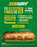 Cupón Subway Rappi: 1 mes Gratis de HBO Max, Rappi Prime Plus y más