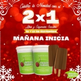 Promo de Navidad Helados Sultana: 2×1 en litros de helado y esquimales
