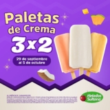 3×2 en paletas de crema en Helados Sultana esta semana
