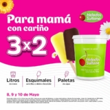Promoción Helados Sultana Día de las Madres: 3×2 en litros de nieve, esquimales o paletas