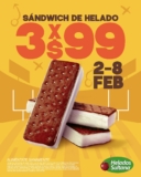3 sándwich de helado por sólo $99 esta semana en Helados Sultana