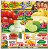 Ofertas Súper Guajardo frutas y verduras 31 de mayo y 1 de junio