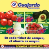 Ofertas Súper Guajardo frutas y verduras 28 y 29 de junio
