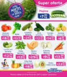 Ofertas Super Kompras Martes desde la Huerta frutas y verduras 12 de enero